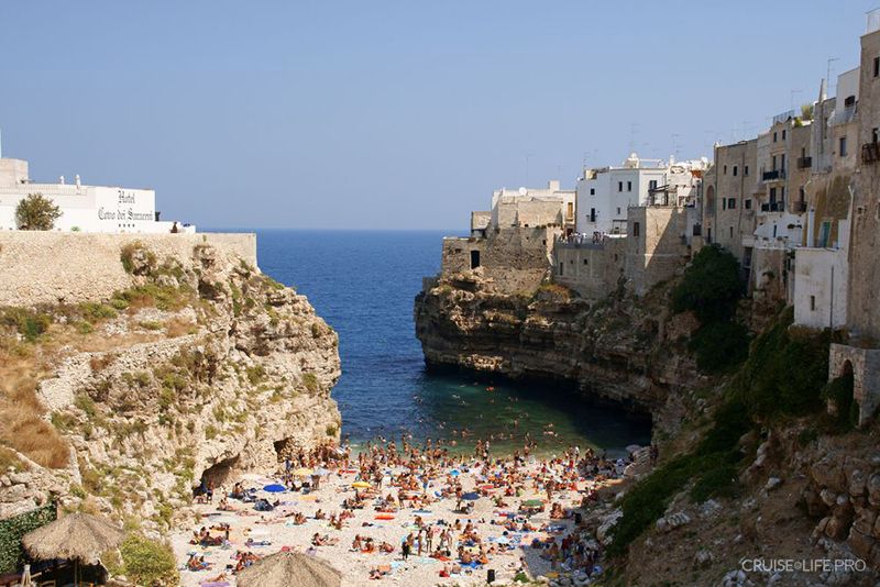 Пляж Polignano a Mare
