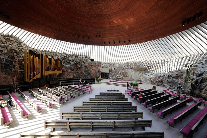 Temppeliaukio — Хельсинки, Финляндия