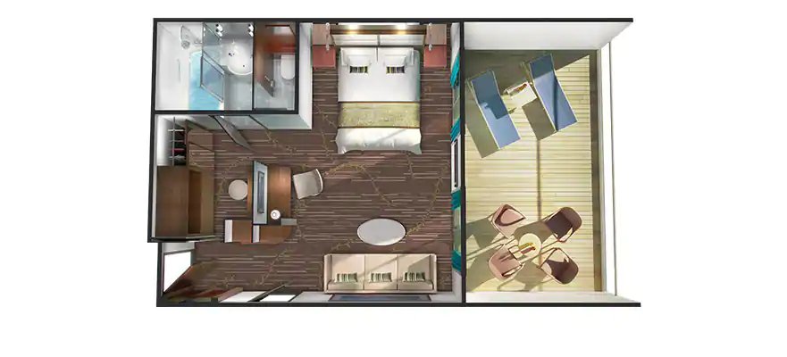 Сьют "Penthouse with Large Balcony"