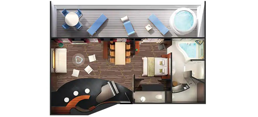 Сьют "Deluxe Owner’s Suite with Large Balcony"