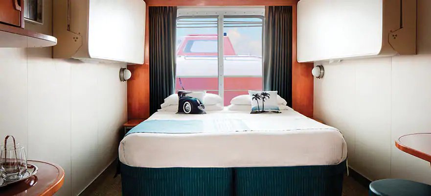 Каюта с окном "Obstructed Oceanview Stateroom"