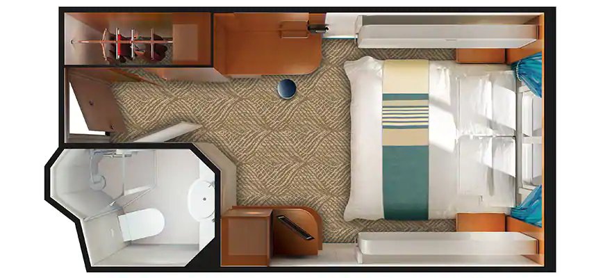 Каюта с окном "Oceanview Picture Window Stateroom"