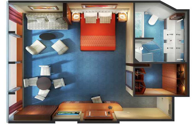 Сьют "Family Suite with Balcony"