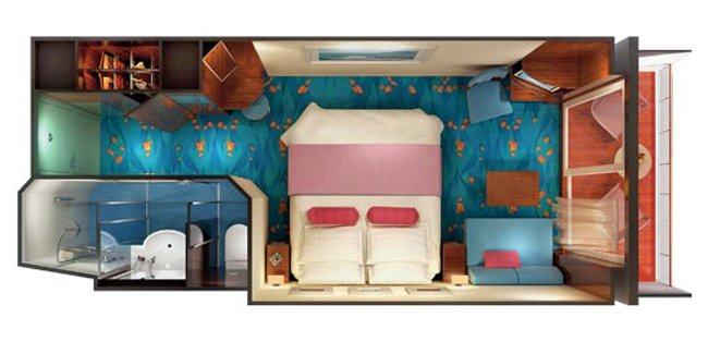 Каюта с балконом "Balcony Stateroom"