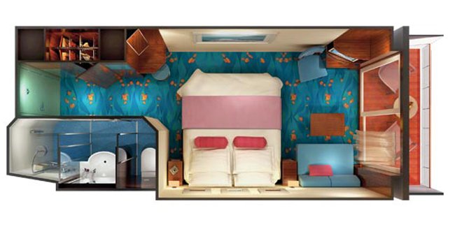 Каюта с балконом "Sail Away Balcony"