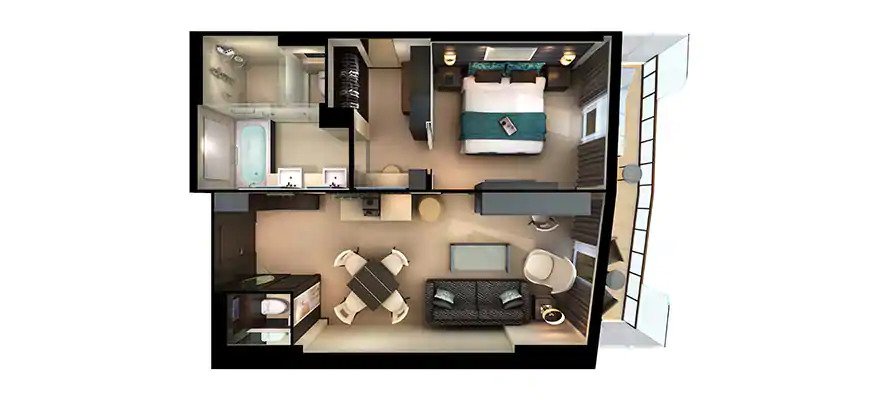 Сьют "The Haven Deluxe Owner’s Suite with Balcony"