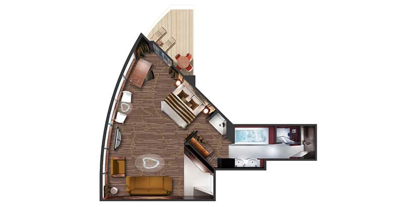 Сьют "The Haven Deluxe Owner’s Suite with Large Balcony"