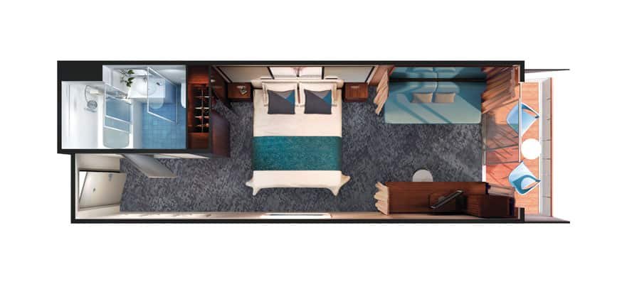 Мини-сьют "Mini-Suite with Balcony"