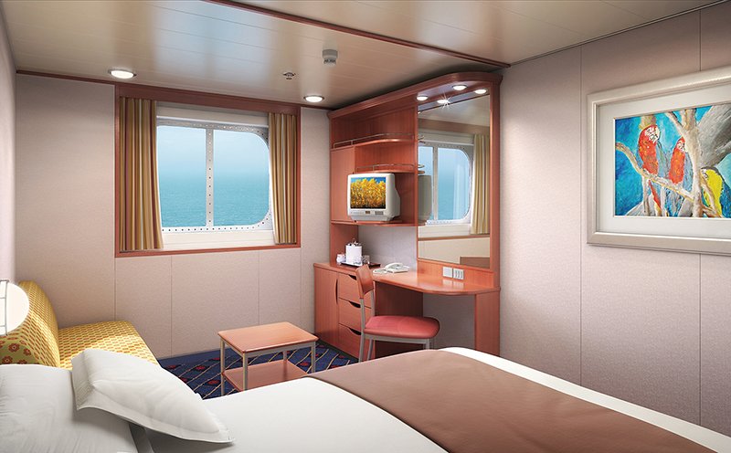 Каюта с окном "Oceanview Picture Window Stateroom"