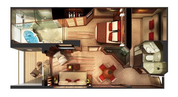 Сьют "The Haven 2-Bedroom Family Villa with Balcony"