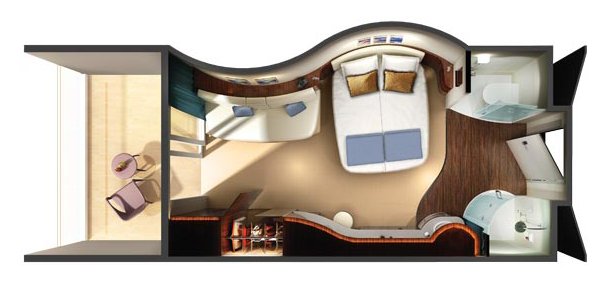 Мини-Сьют "Spa Mini-Suite with Balcony"