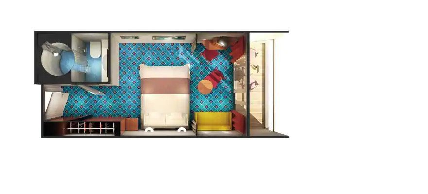 Каюта с балконом "Mid-Ship Balcony Stateroom"