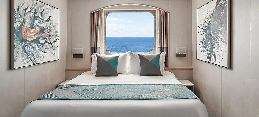 Каюта с окном "Family Oceanview Large Porthole Window Stateroom"