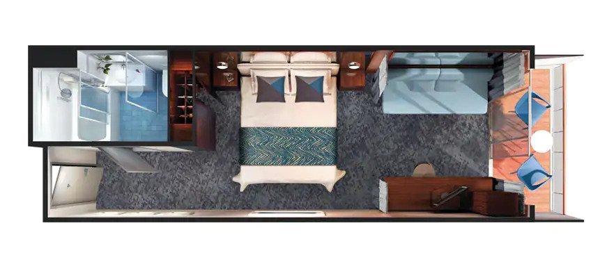 Мини-сьют "Mini-Suite with Balcony"