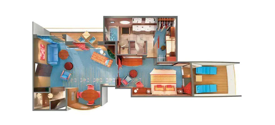 Сьют "The Haven Owner’s Suite with Large Balcony"