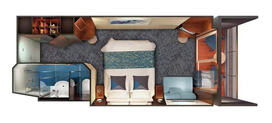 Каюта с балконом "Balcony Stateroom"