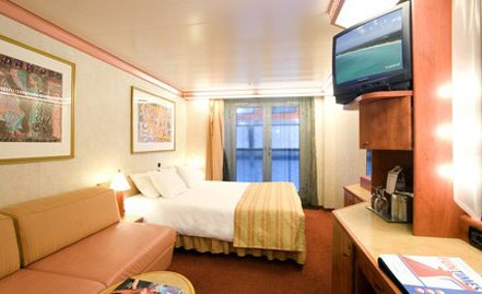 Внутренняя каюта "Interior with French Door (Obstructed View)"