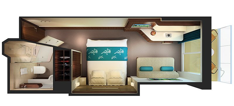 Каюта с балконом "Large Balcony Stateroom"