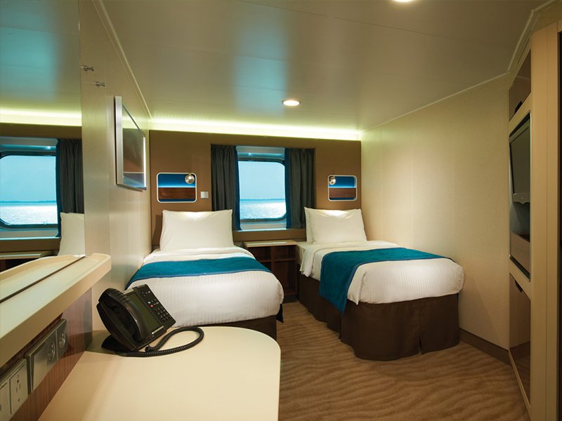 Каюта с окном "Oceanview Stateroom with Large Picture Window"