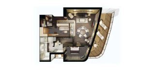 Сьют "The Haven Deluxe Owner’s Suite with Large Balcony"