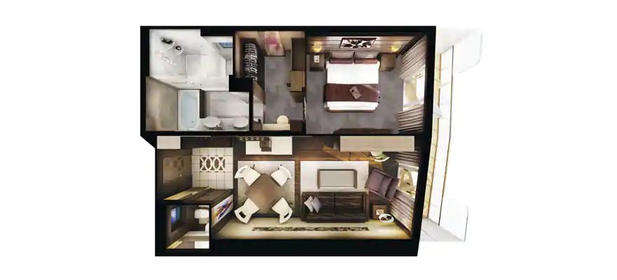 Сьют "The Haven Owner’s Suite with Large Balcony"