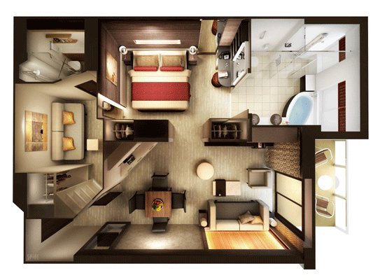 Сьют "The Haven 2-Bedroom Family Villa with Balcony"