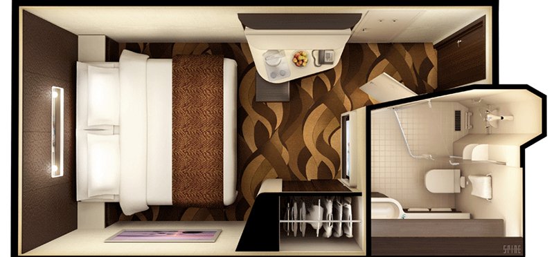 Внутренняя каюта "Family Inside Stateroom"