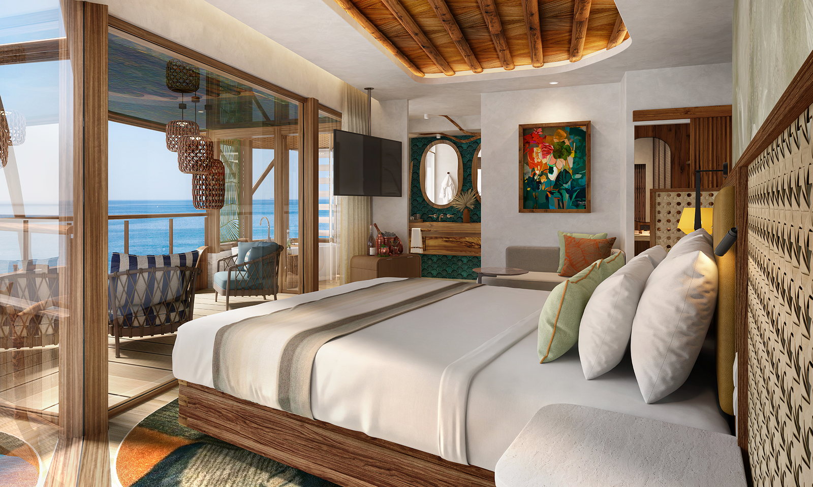Hero of the Seas - Ultimate family treehouse master bedroom