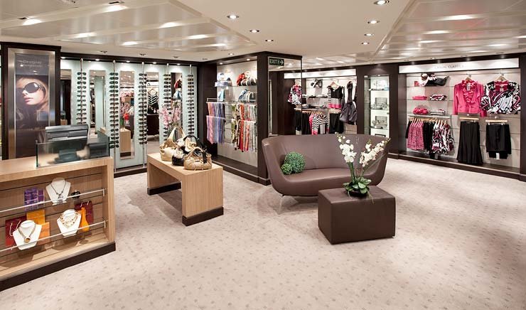 Зона бутиков Seabourn Boutique
