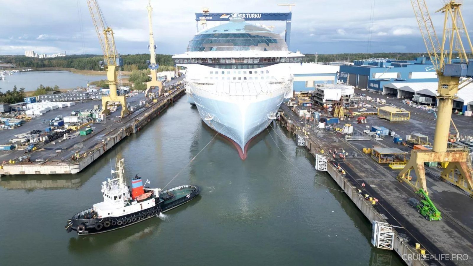 Hero of the Seas спустили на воду на верфі Meyer Turku у Фінляндії
