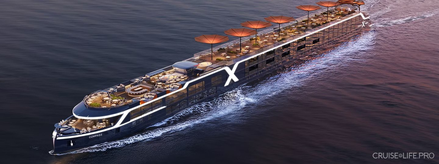 Celebrity Compass уперше спустили на воду: Celebrity Cruises виходить на ринок річкових круїзів